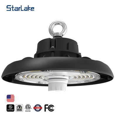 조절 가능한 100W LED UFO 하이 베이 라이트, 창고 라운드 하이 베이 LED 라이트