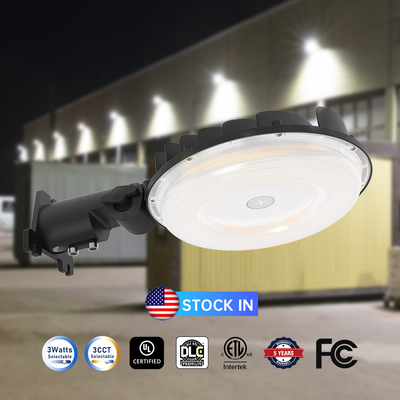 100W LED 창고 조명 장착장 12000 루멘스 자락에서 새벽 광전자 센서 IP65 UL DLC cUL 승인