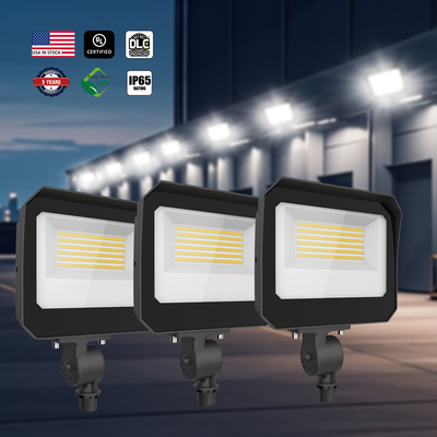 외관 LED 홍수등 광전지 고광량 140LM/W 100W 120W 150W 주차장 전면 조명