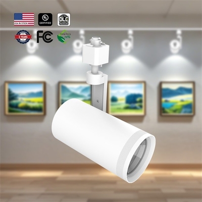 110 Lm/w IP20 LED 트랙 램프 10/15/20/25/30W 미술관용 조정 가능한 트랙 램프