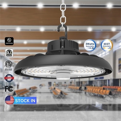 디밍 할 수 있는 LED 하이 베이 라이트 150 LM/W 둥근 LED 하이 베이 고정 장치