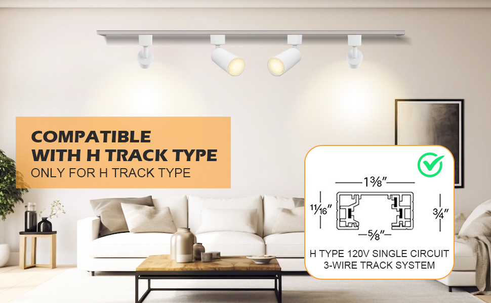 2700K-4000K LED 스팟 조명 장착 장치, 110Lm/w IP20 LED 트랙 램프 2