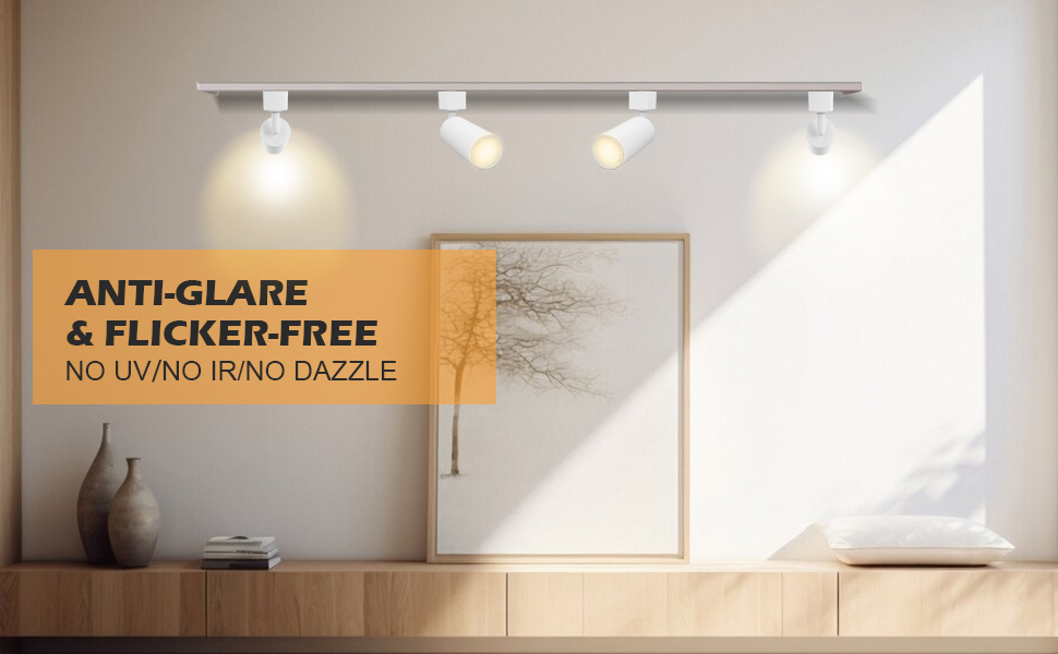 2700K-4000K LED 스팟 조명 장착 장치, 110Lm/w IP20 LED 트랙 램프 3